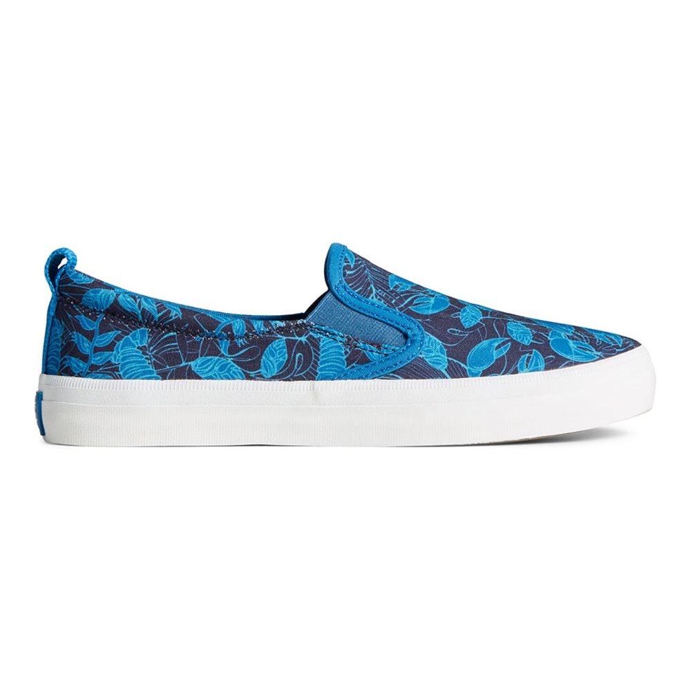 Sperry Top-Sider blue Navy Resort Crest slip on sneaker. Size 7. NIB NWT - Picture 2 of 10